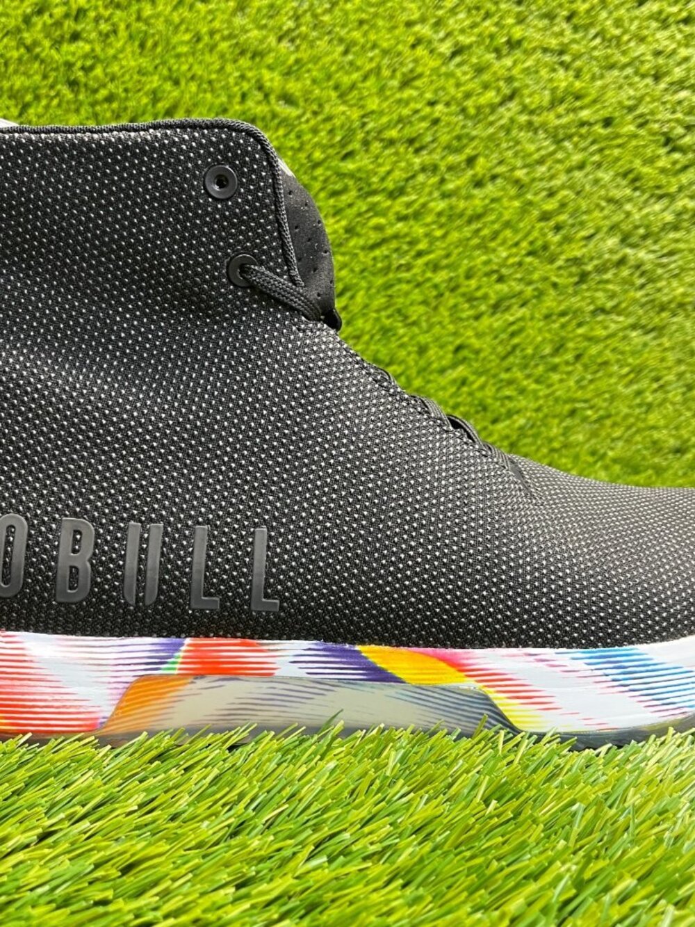 Nobull Outwork High-Top Mens Size 12 Black Running Cross Training Shoes Sneakers
